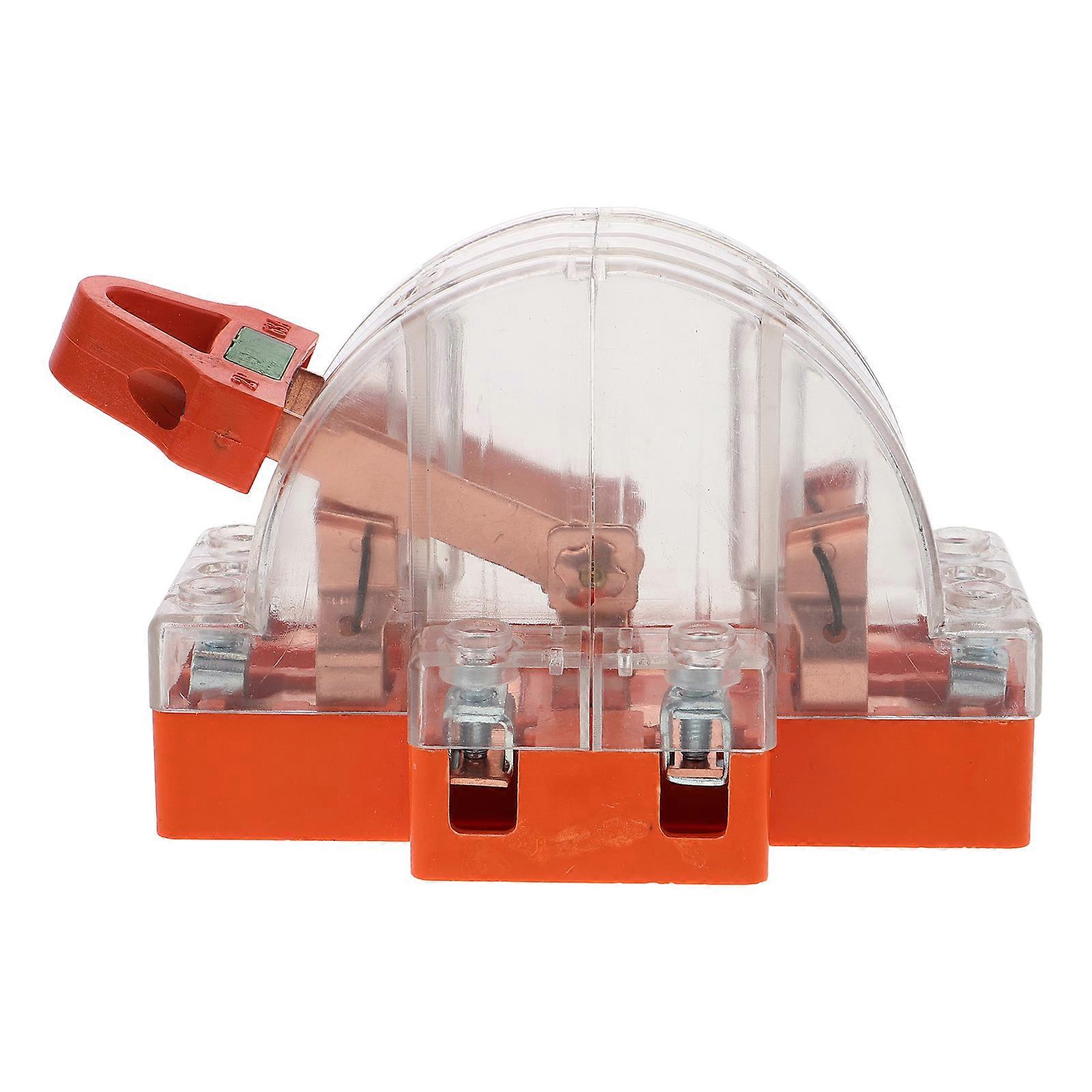 Dual Throw Safety Disconnect Switch with LED Indicator for Industrial Use
