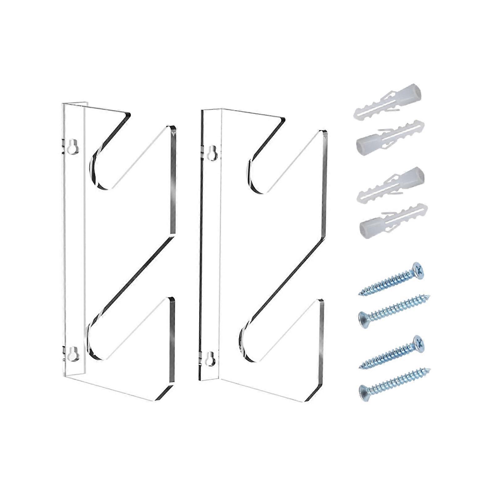 Efficient Skateboard Wall Stand Rack Modern Acrylic Wall Mounted Skateboard Display Stand Wall Mounted Display Holder Multicolor