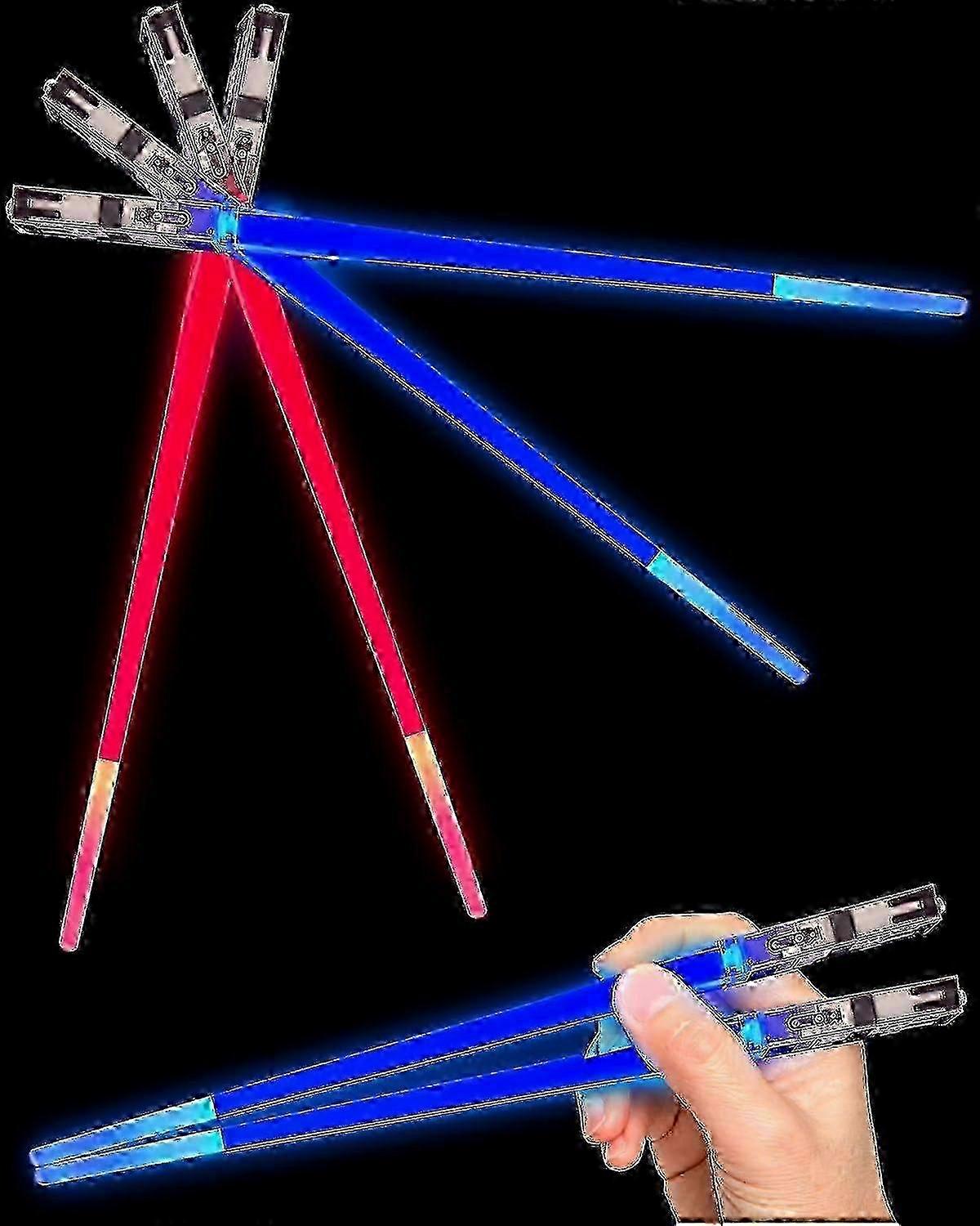 Lightsaber Chopsticks Light Up, Starwars Chopsticks Light Up, Mini Lightsaber, Fun Chop, Cool Chopsticks, Light Saber Chopsticks, Led Chopst