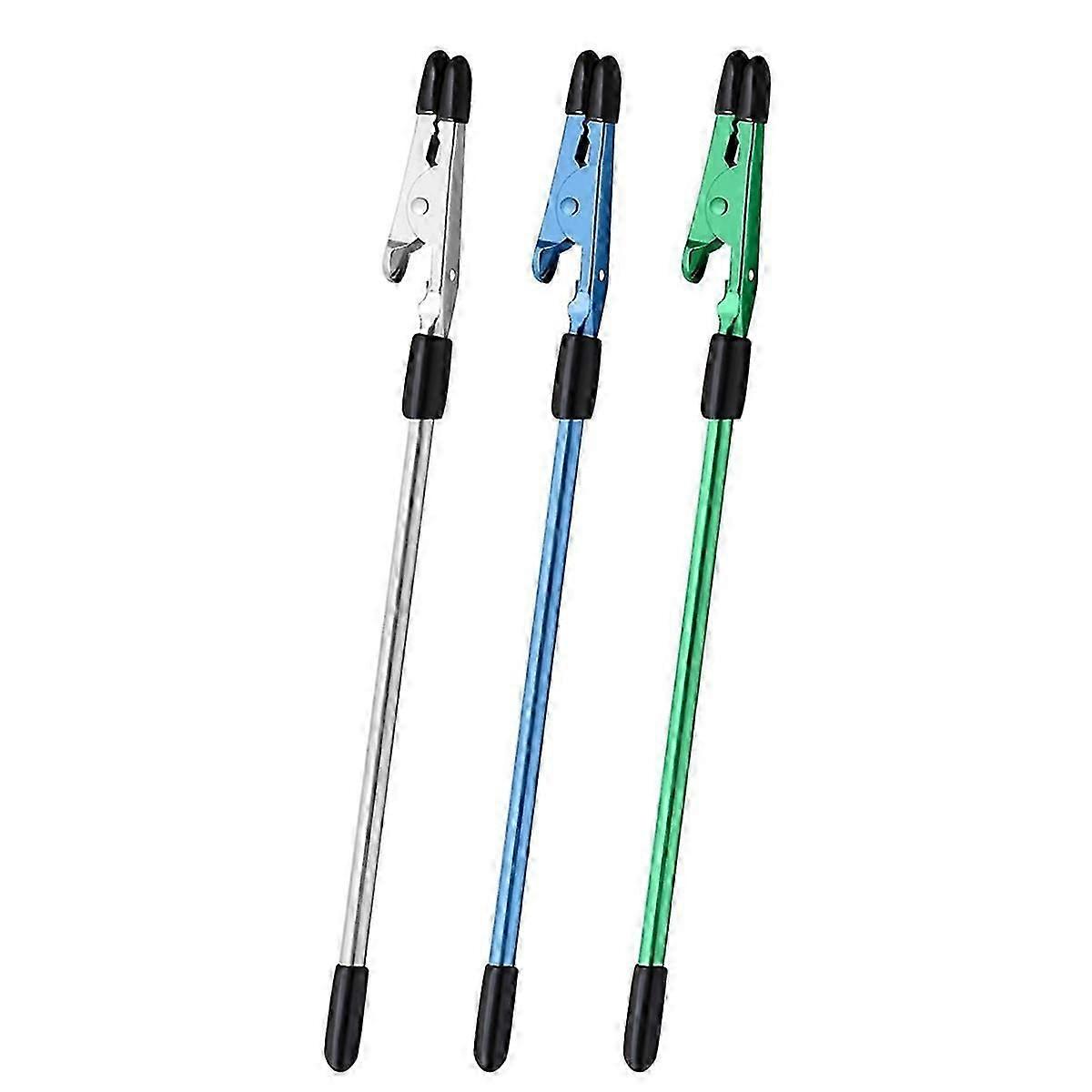 3Pcs Bracelet Helper Tool - Fastener Tool, Silver+Blue+Green