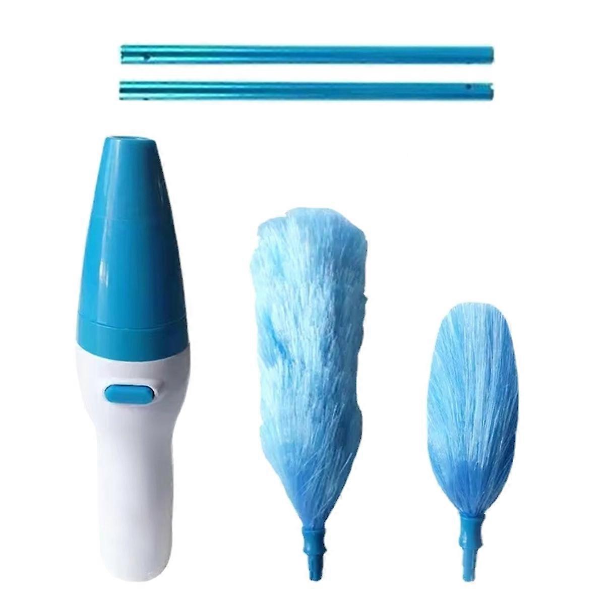 Electric Dust Remover Chicken Duster 360 Degree Rotation Large Handle Rechargeable Cleaning Brush Home Use Tools