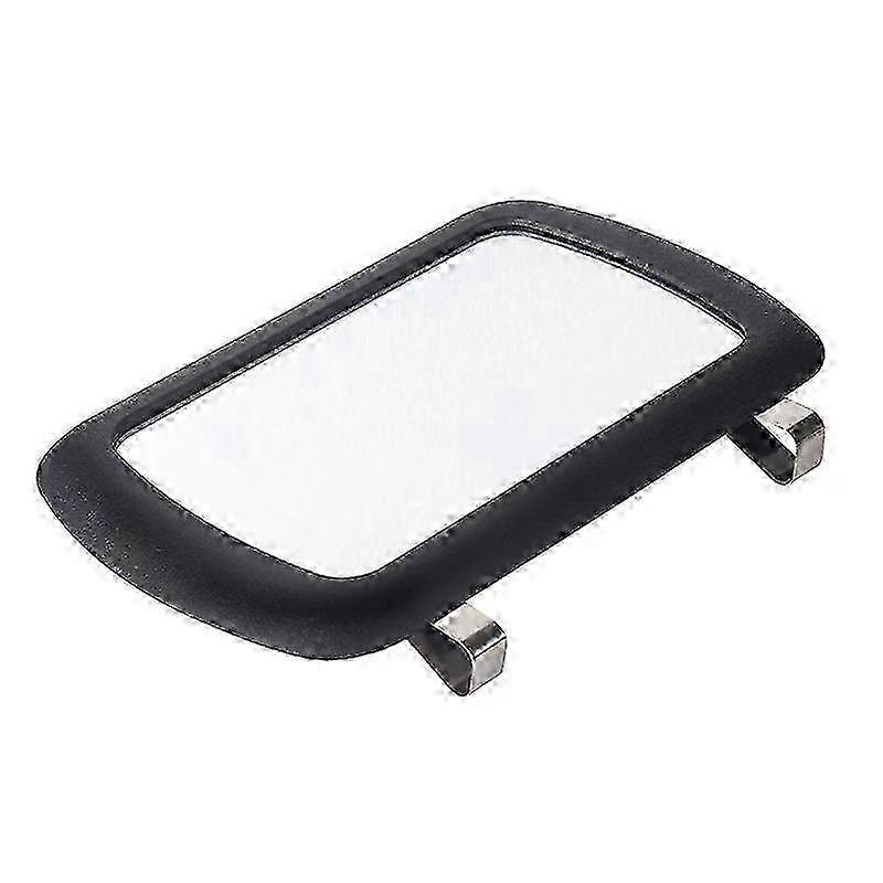 6.57" x 4.33" Black Visor Mirror