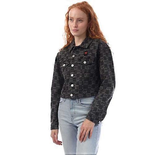 DKNY Womens/Ladies Repeat Logo Denim Jacket