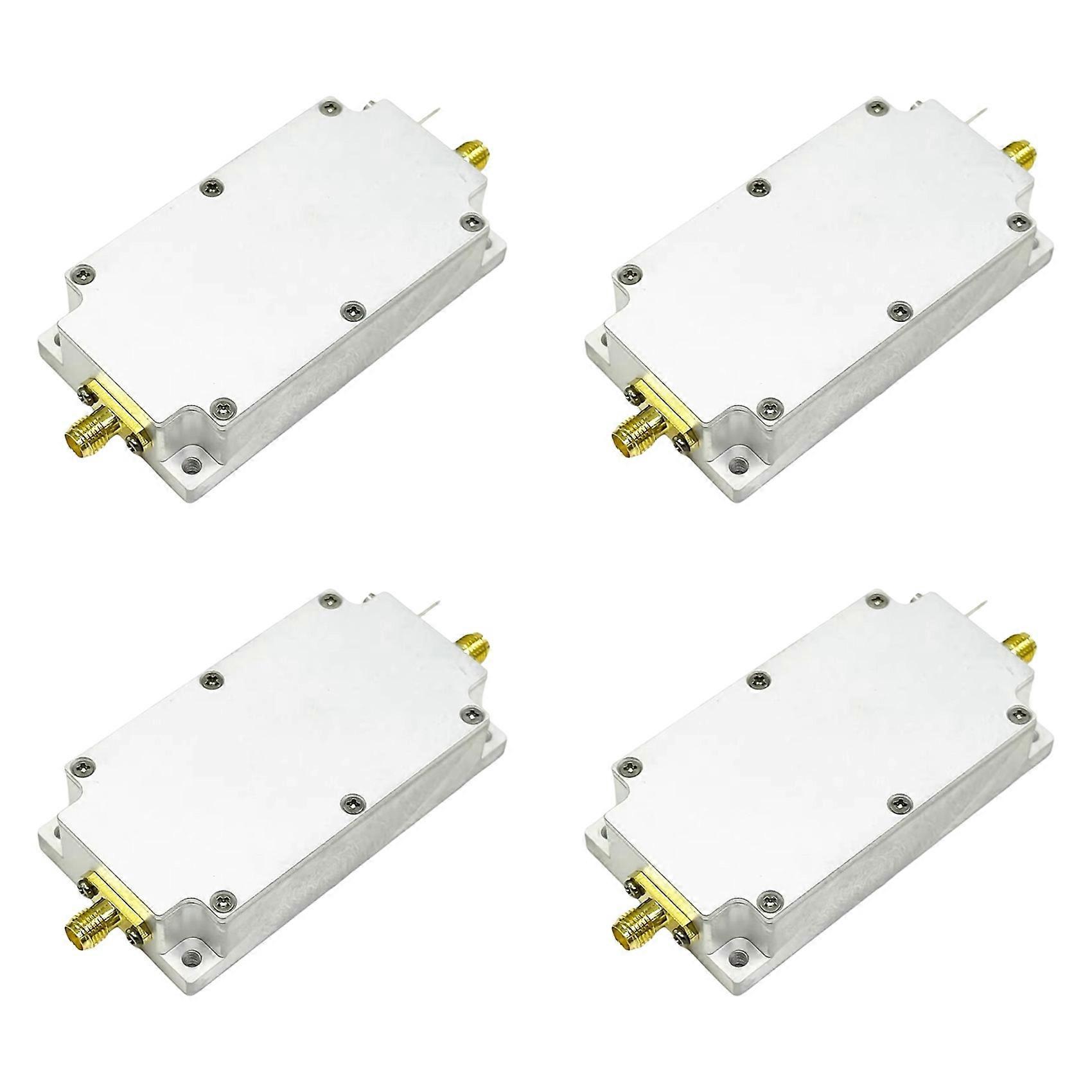 4X 2.4GHz RF Power Amplifier 2.3-2.6GHz 10W Power Module 40dB Gain for GNSS Receiver WIFI Drone Satellite Signal Radio