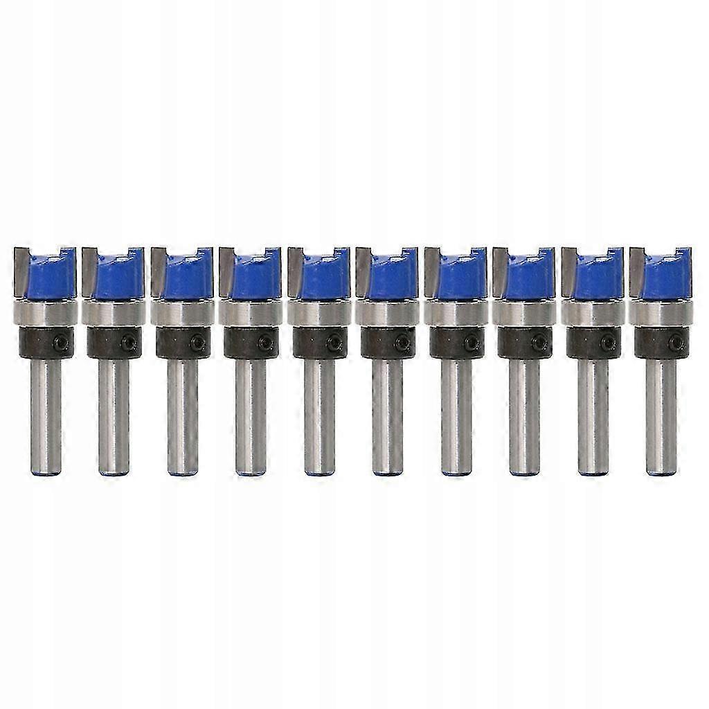 10x Straight Bit With 6mm Alloy Shank