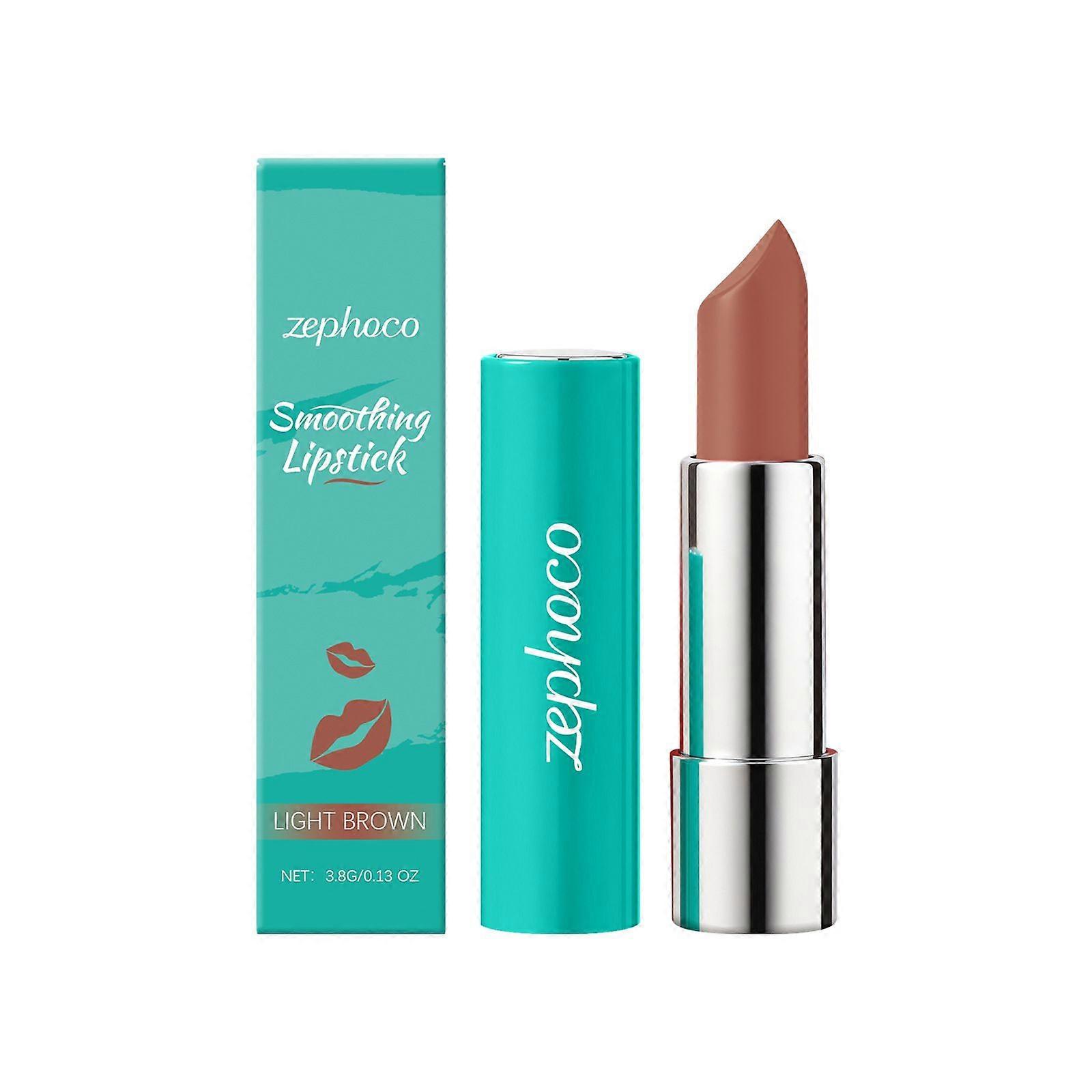 Zephoco light brown moisturizing lip gloss is easy to apply, has a glossy and smooth finish, is versatile, and doesn't transfer easily