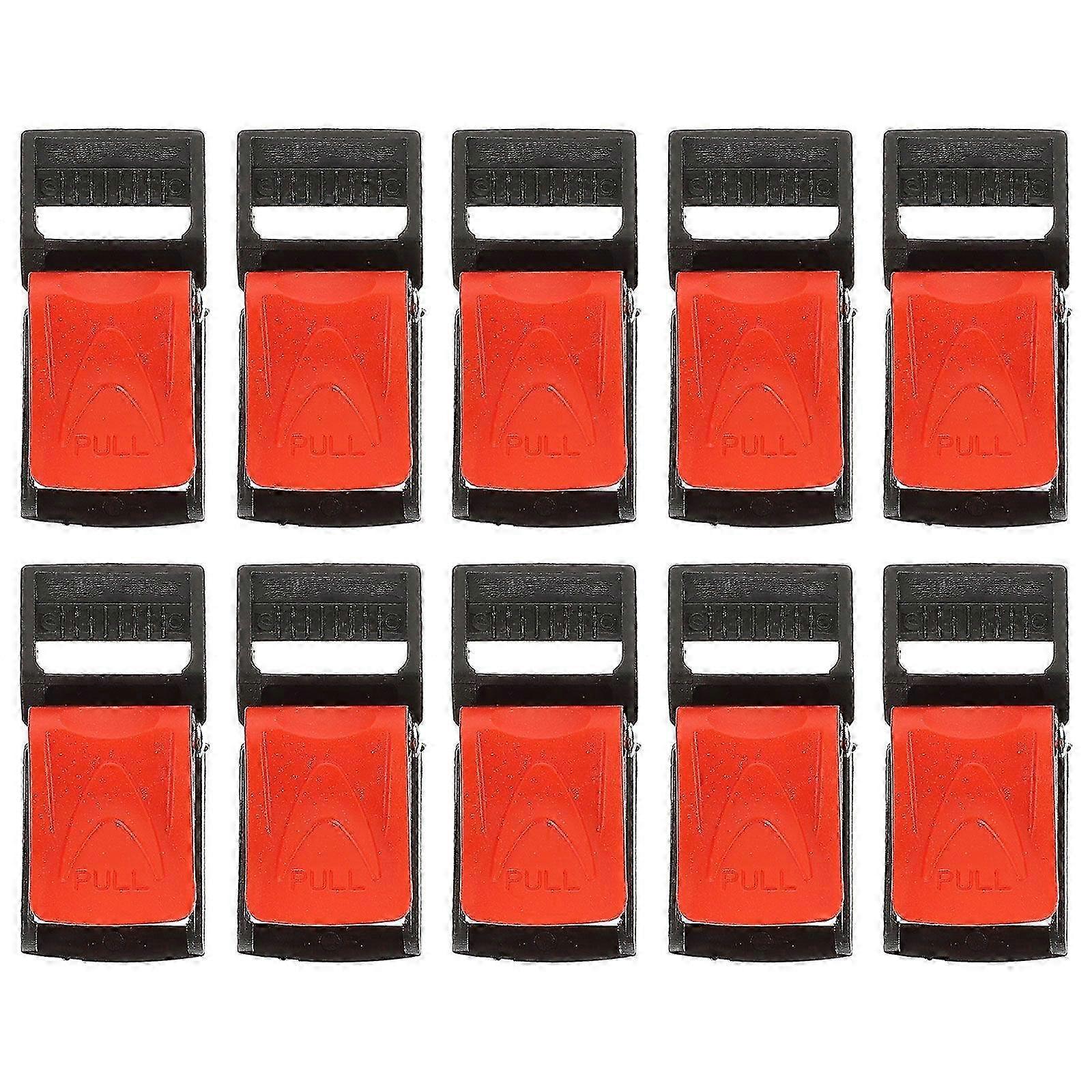 10pcs Helmet Quick Release Buckle Motorcycle Helmet Chip Strap Replacement Buckles