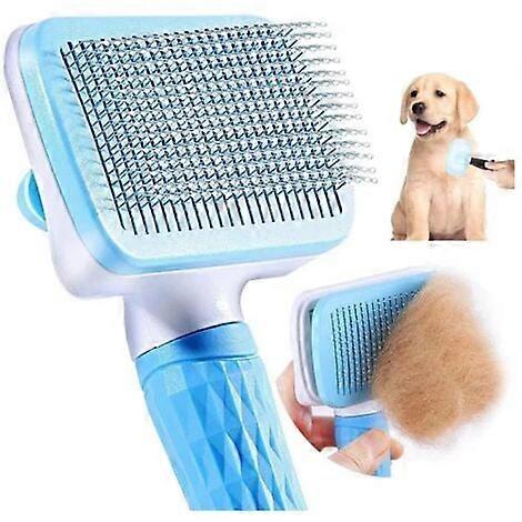 Innovative Self-Cleaning Pet Lick Brush Blue
