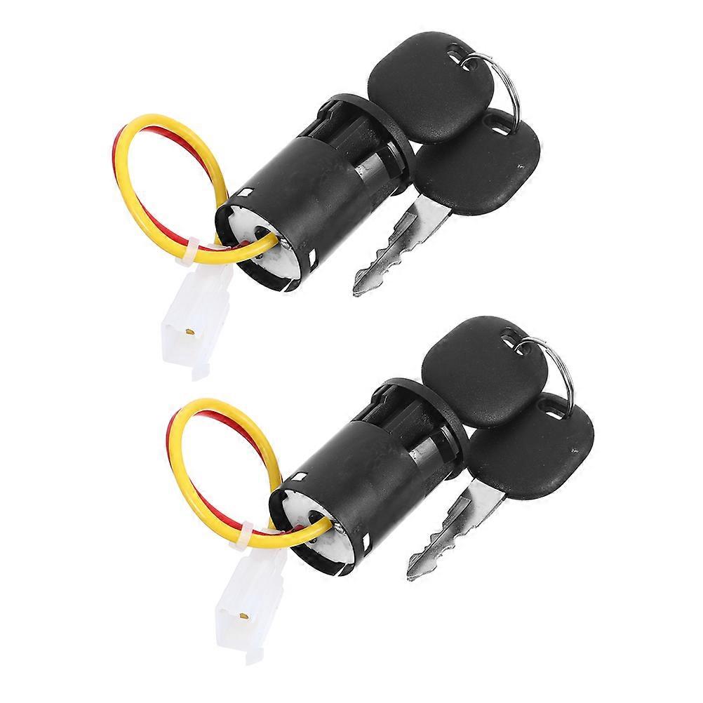 Children's Electric Car Ignition Key Switch Waterproof for Outdoor Use 2Pcs