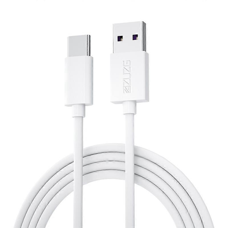 ZUZG 1m Type-C Charging Cable PVC Fast Charging Cord USB to Type-C Data Cable
