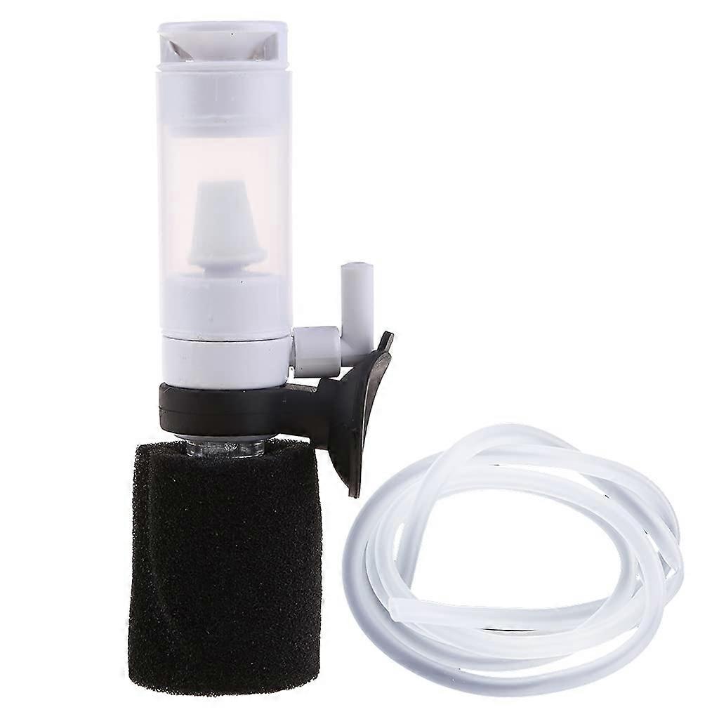 Quiet Aquarium Sponge Filter with Suction Cup for Small Fish Tanks and Shrimp