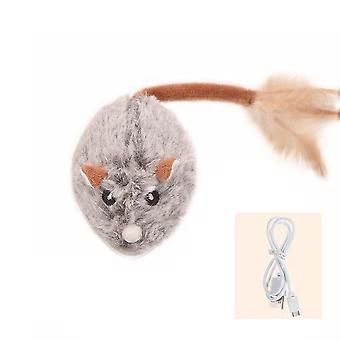 Slimme, rennende muiskattenspeelgoed, interactief bewegend elektrisch kattenspeelgoed V7E3