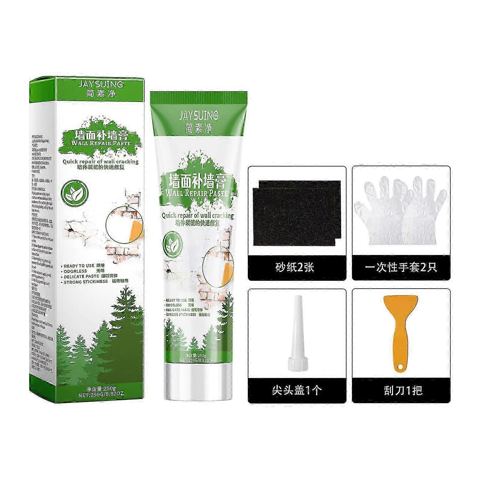 Fast Dry Waterproof Wall Repair Paste  Easy, MildewResistant Crack Fix for Home