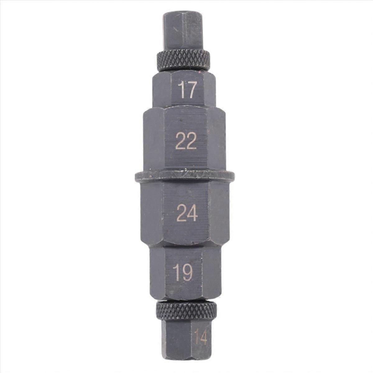 Hex Axle Tool for Motorcycle Front Axle Wheel 6 in 1 Spindle Socket