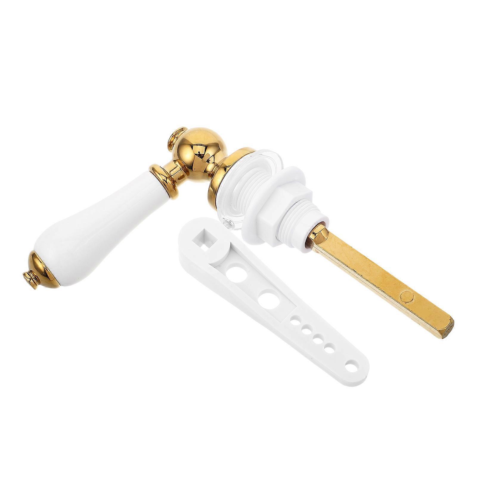 Universal Toilet Handle Replacement for Front Mount with 1Set Ceramic Flush