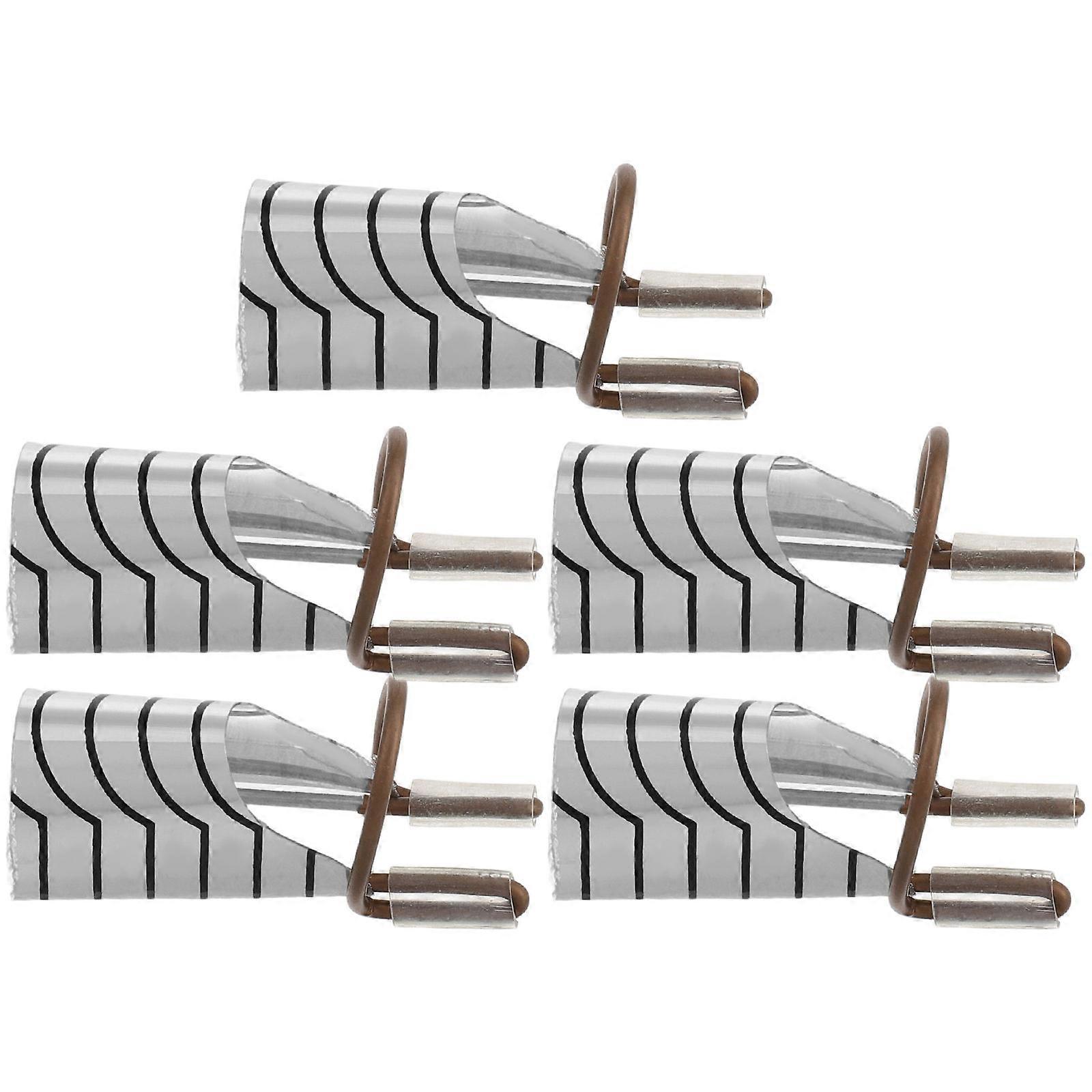 Crystal Nail Extension Protector for Manicure 5Pcs Durable Aluminum Material