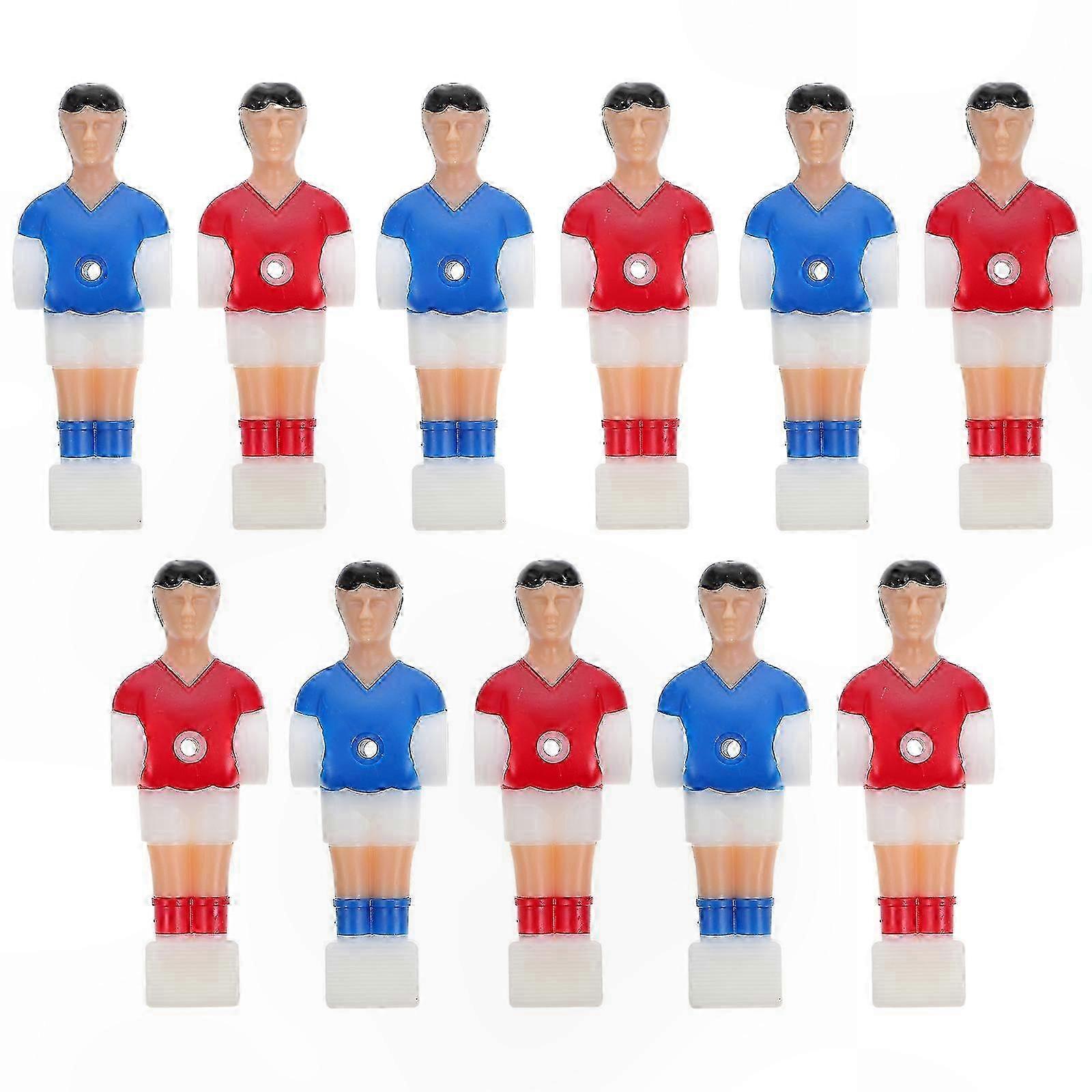 11-Piece Foosball Table Replacement Figures for Soccer Game Tables