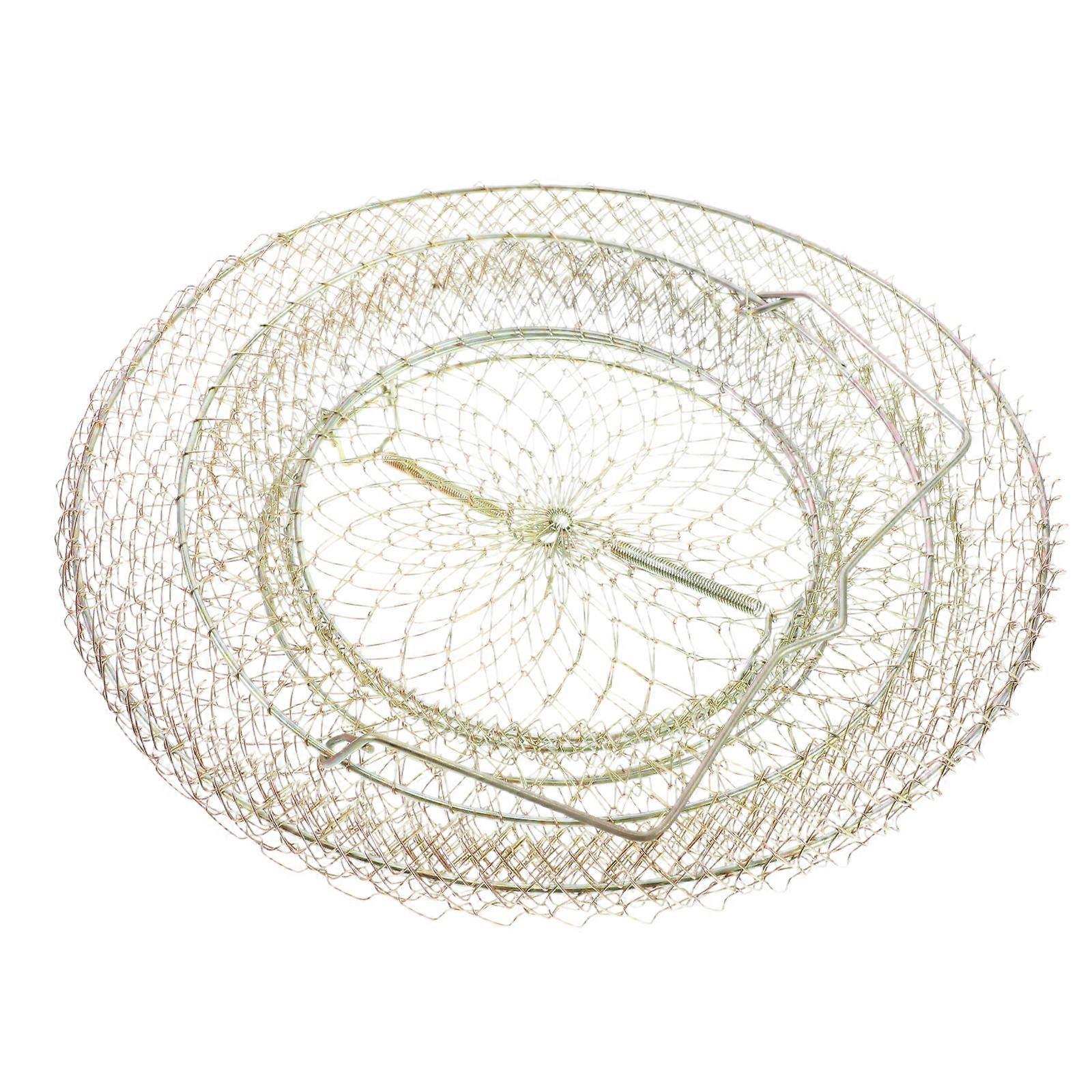 Wire Fish Basket for Crabs Catching with Durable Galvanized Material