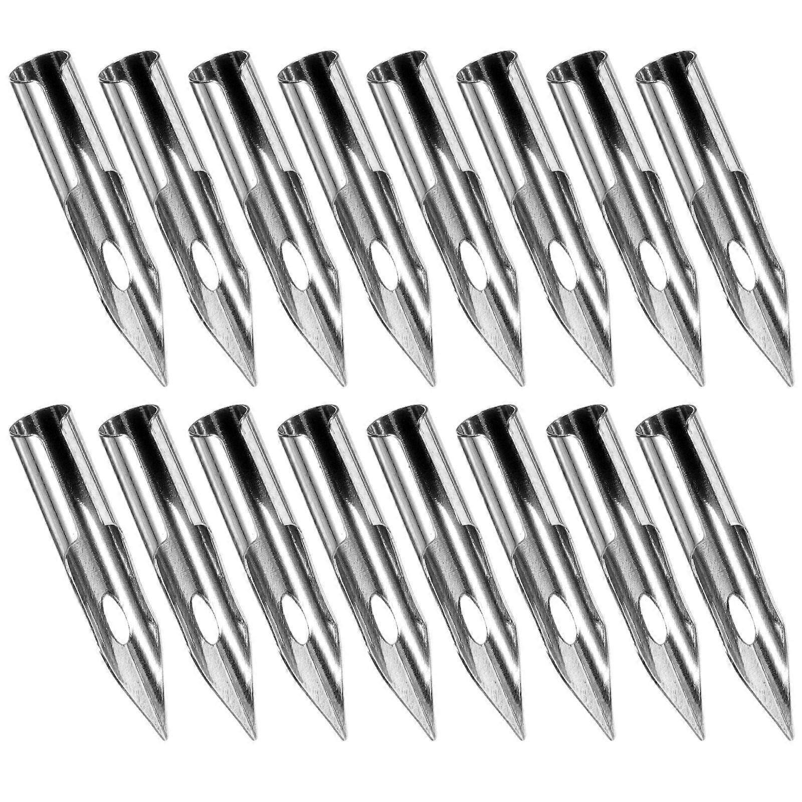 Calligraphy Pen Nibs Fountain Pen Nibs for Replacement 150Pcs Silver Craftsmanship