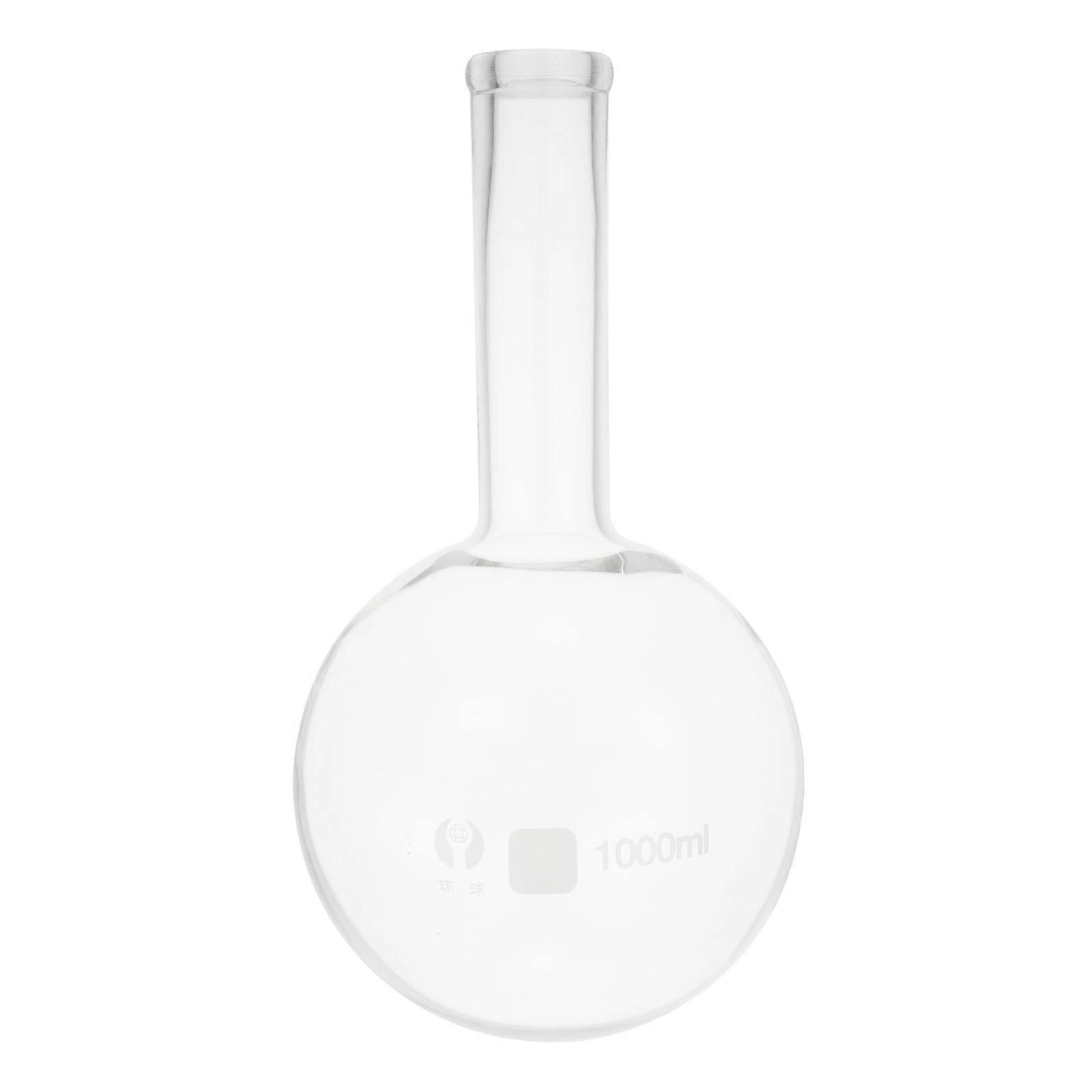 Laboratory Flask Transparent Glass for Boiling Use 1Pcs Experiment Flask