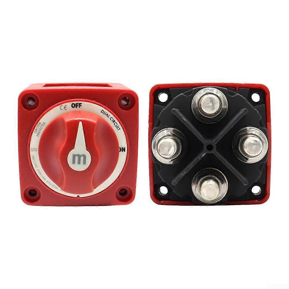 Marine Battery Switch Dual Circuit Plus Up To 300A  Positions For Boat Power Control