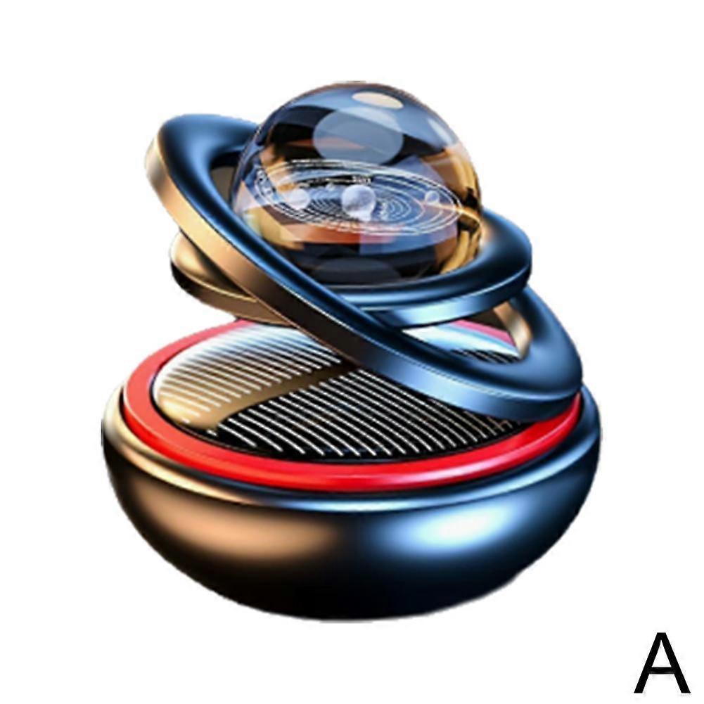 Diffuseur de parfum solaire pour voiture, chauffage rapide, aromathérapie, rotation à 360°, double décoration intérieure, désodorisant rotatif pour voiture