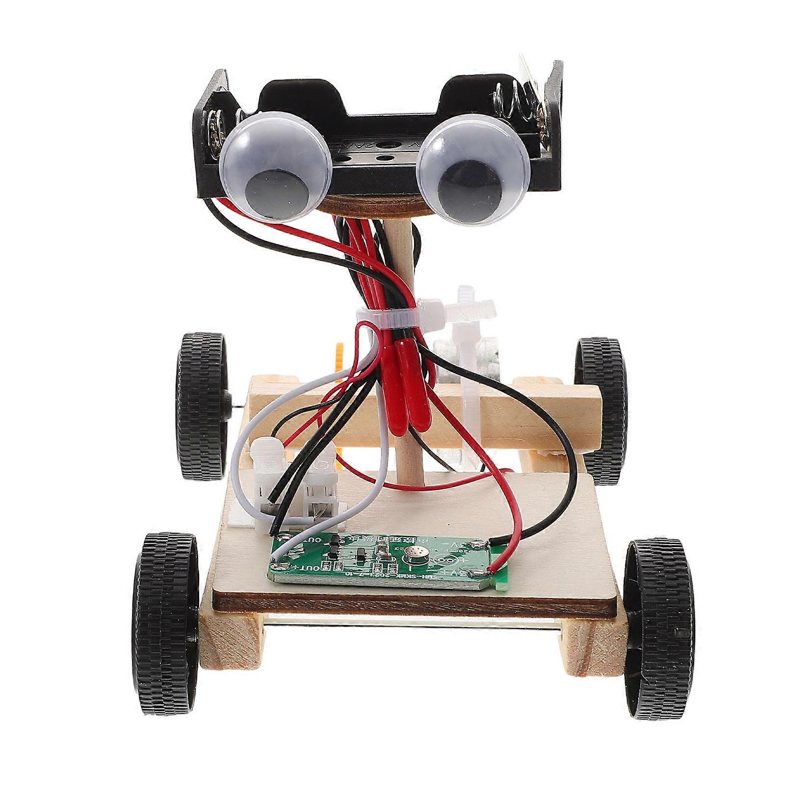 Voice Control Toy Car Model for Science Experiment Kit 1Set Assembly