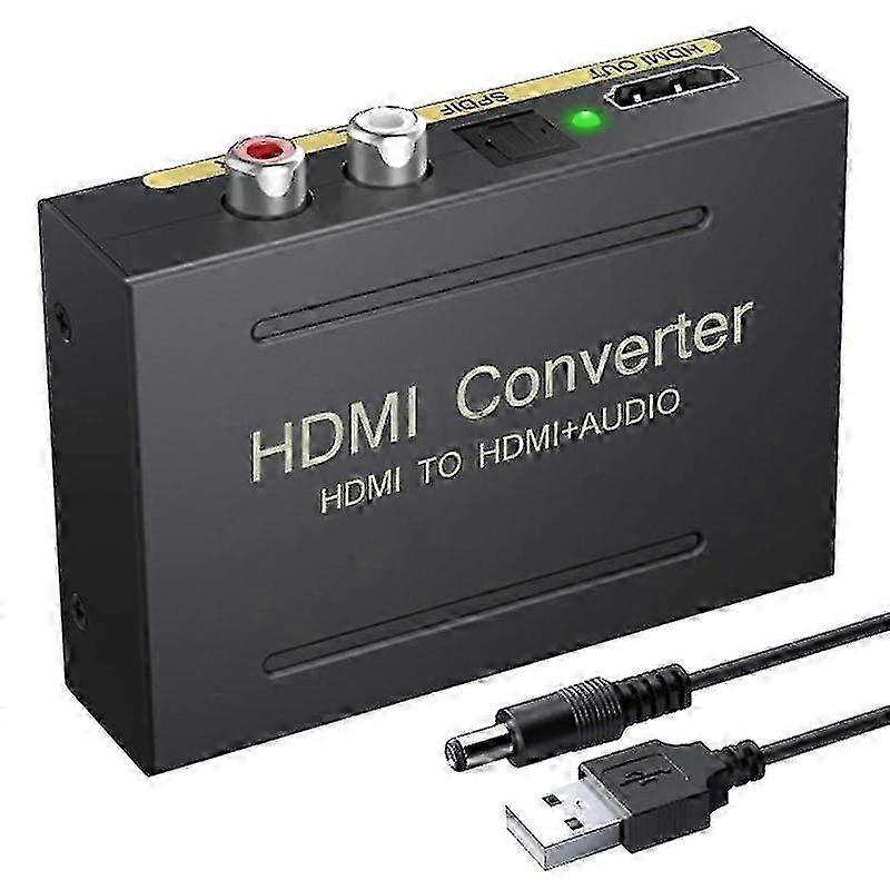 4k Extractor To Hdmi-compatible + Optical Toslink Spdif+analog Rca