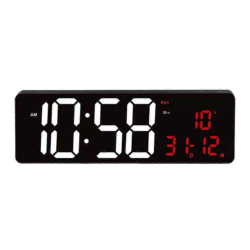 16.5'' Large Digital Wall Clock Big LED /Alarm/Timer Function/Emperature Display Digital Clock Electronic Watch A