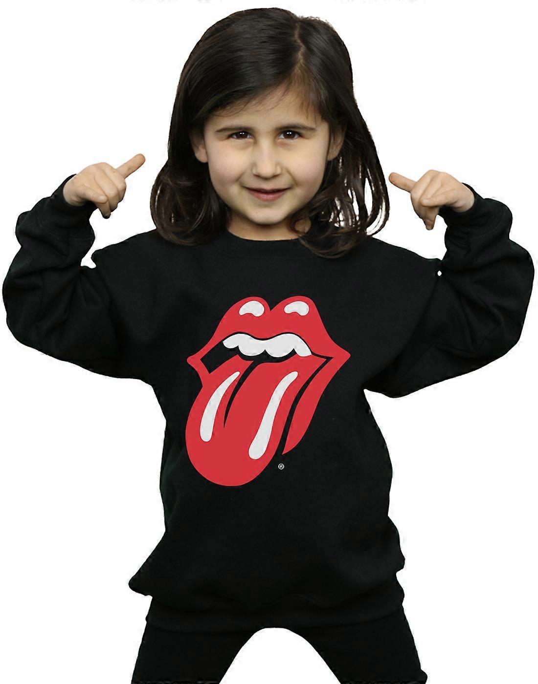 Rolling Stones meninas língua clássico moletom