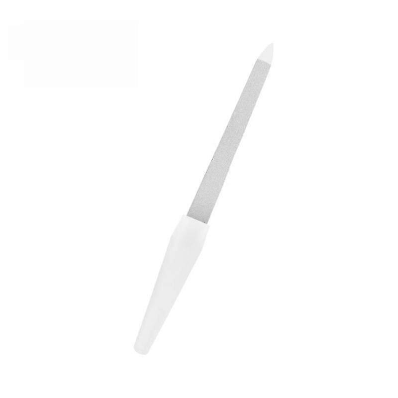 Salon Buffer Double Head Non-Slip Handle Nail Polishing Multifunctional 2 in 1