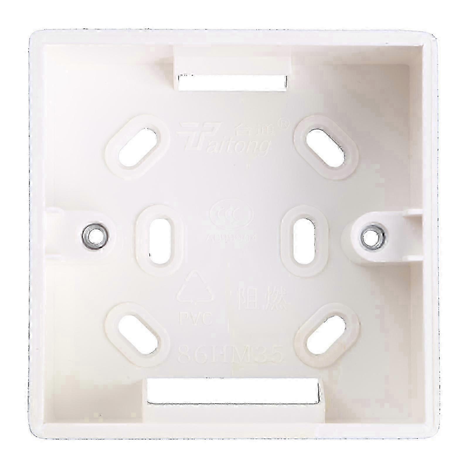 86 Type Wall Switch Box Electrical Outlet Junction Box Surface Mount Backbox