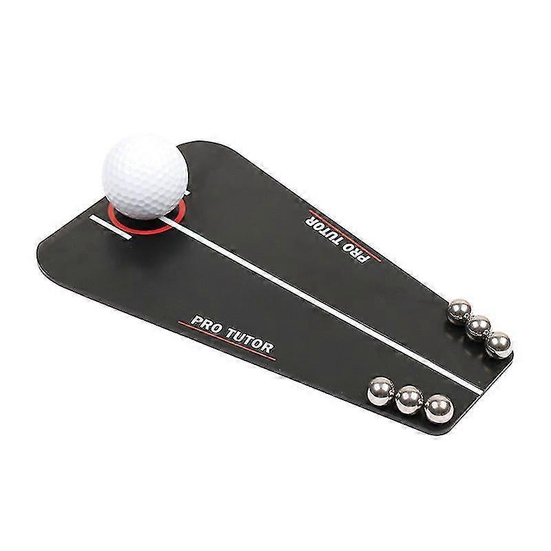 Plastic golf putting aid durable portable practice accessory