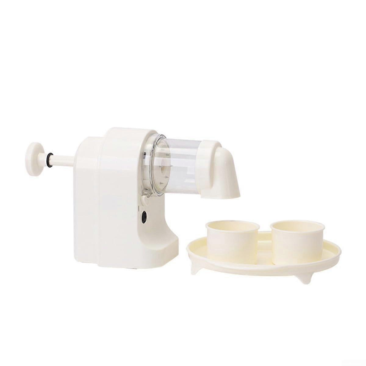 Electric Ice Shaver USB Rechargeable with Automatic Stirring and Adjustable Texture for Home Use