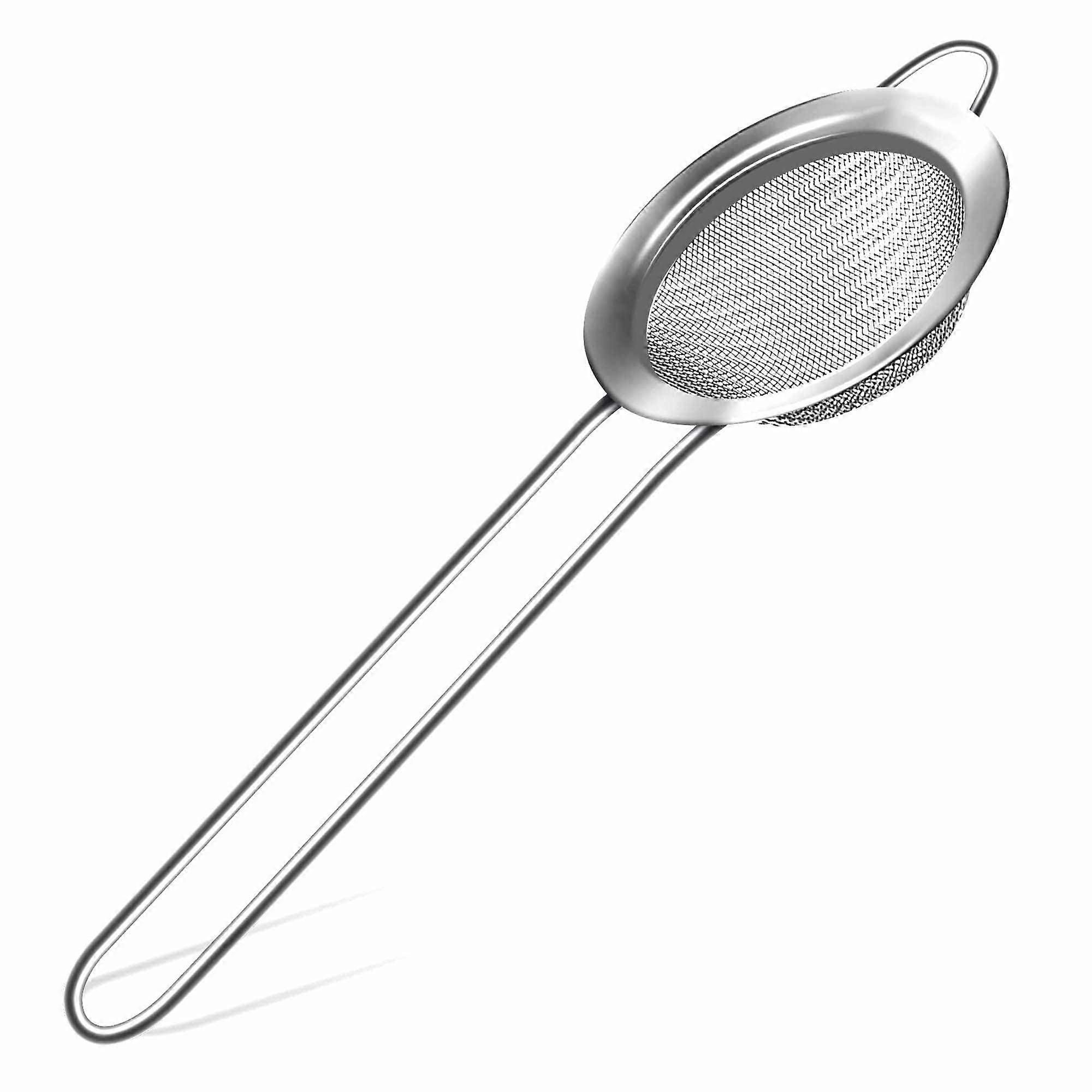 Stainless Steel Tea Strainer 7cm Rust Fine Mesh Sieve with Sturdy Ergonomic Handle