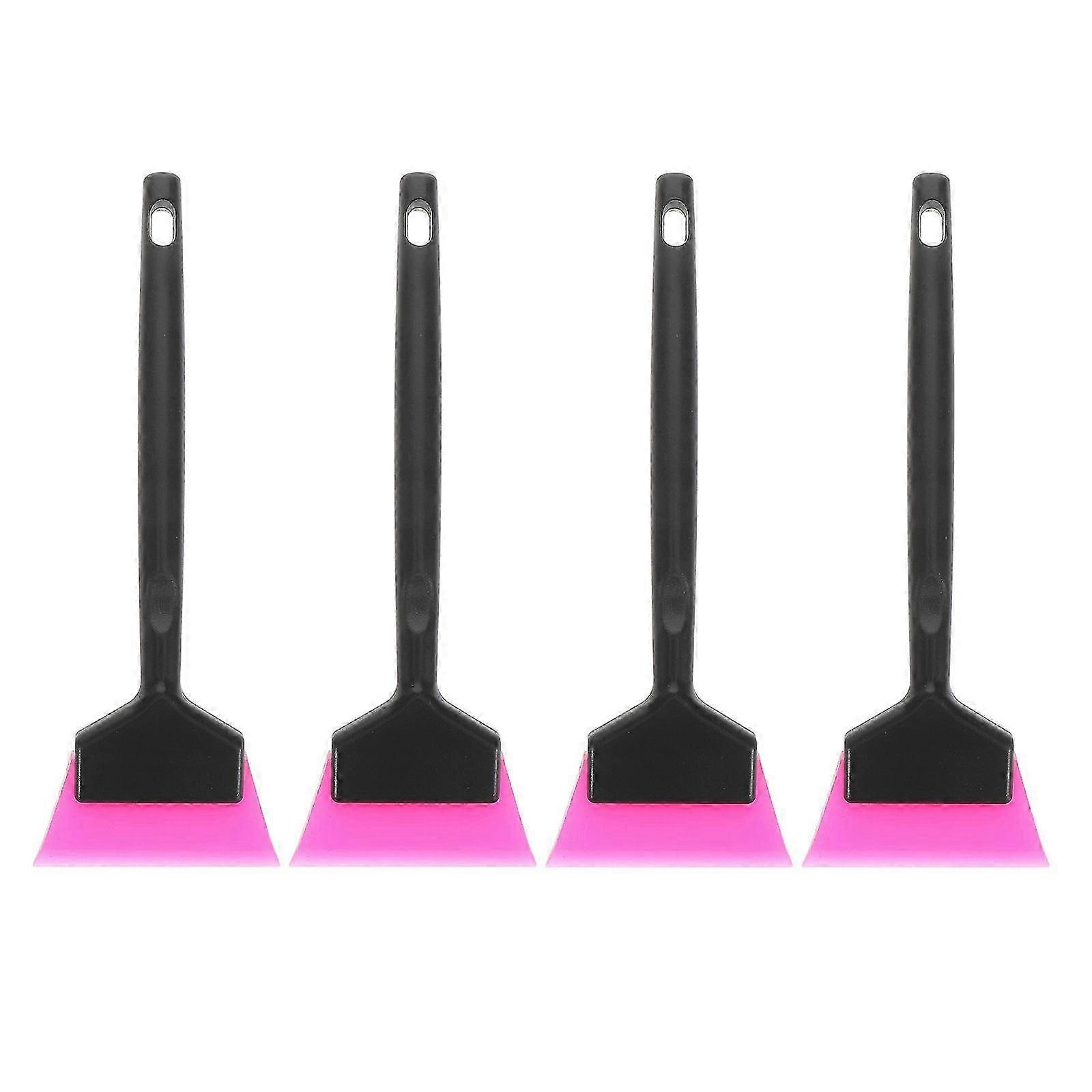 4pcs Practical Plastic Car Squeegee Mini Auto Film Remover Spatula Multipurpose Decal Smoothing Tool