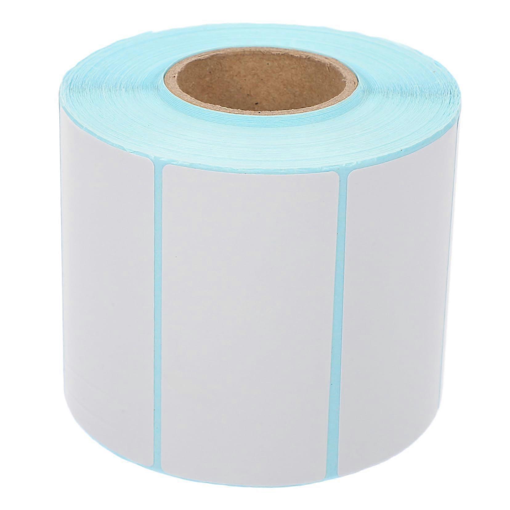 Waterproof Direct Thermal  Labels Roll 80x40mm Permanent Adhesive for Wide Printer Compatibility 1000 Labels