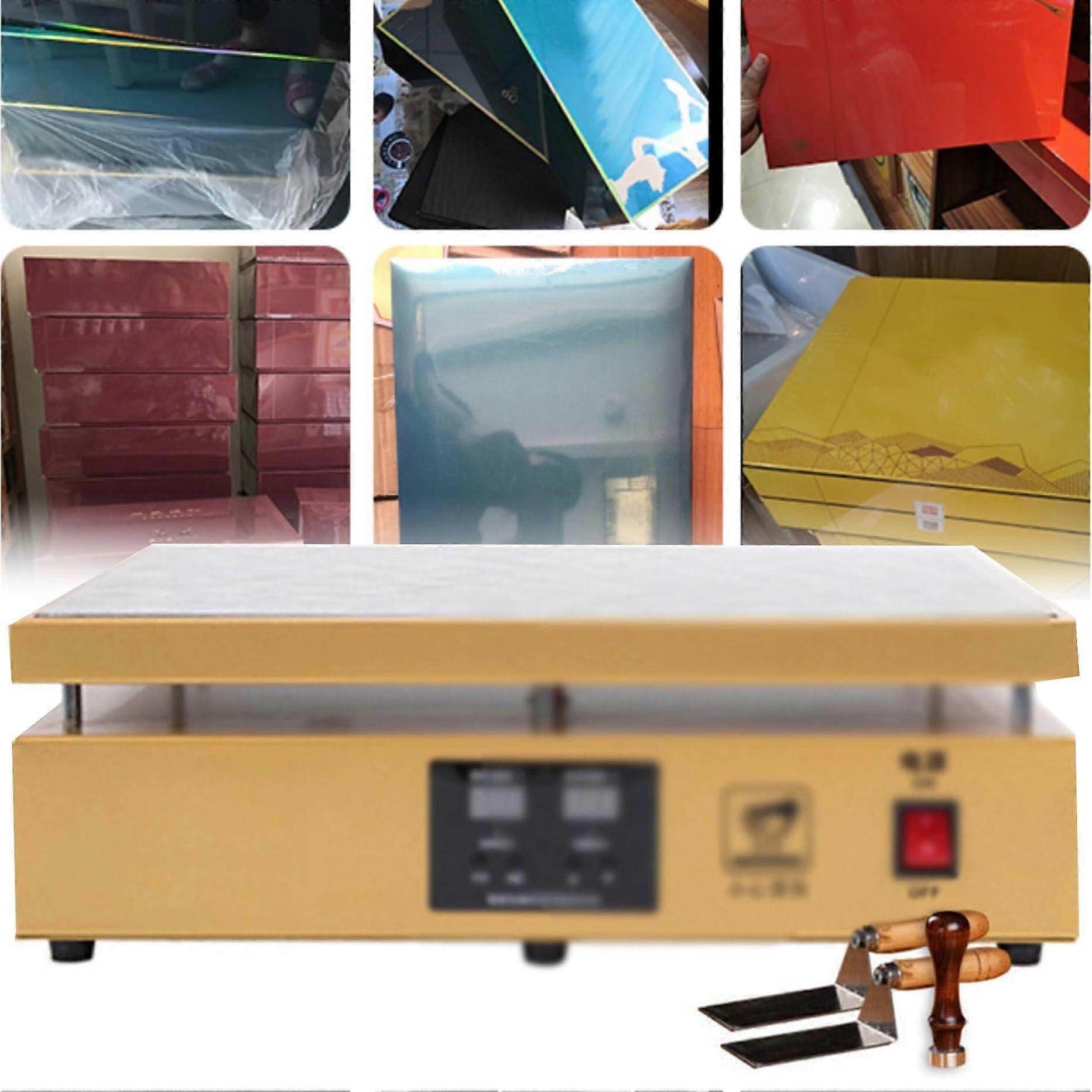 Desktop Cellophane Heat Sealer with Precise Temperature Control and Dual HD Display, Gold