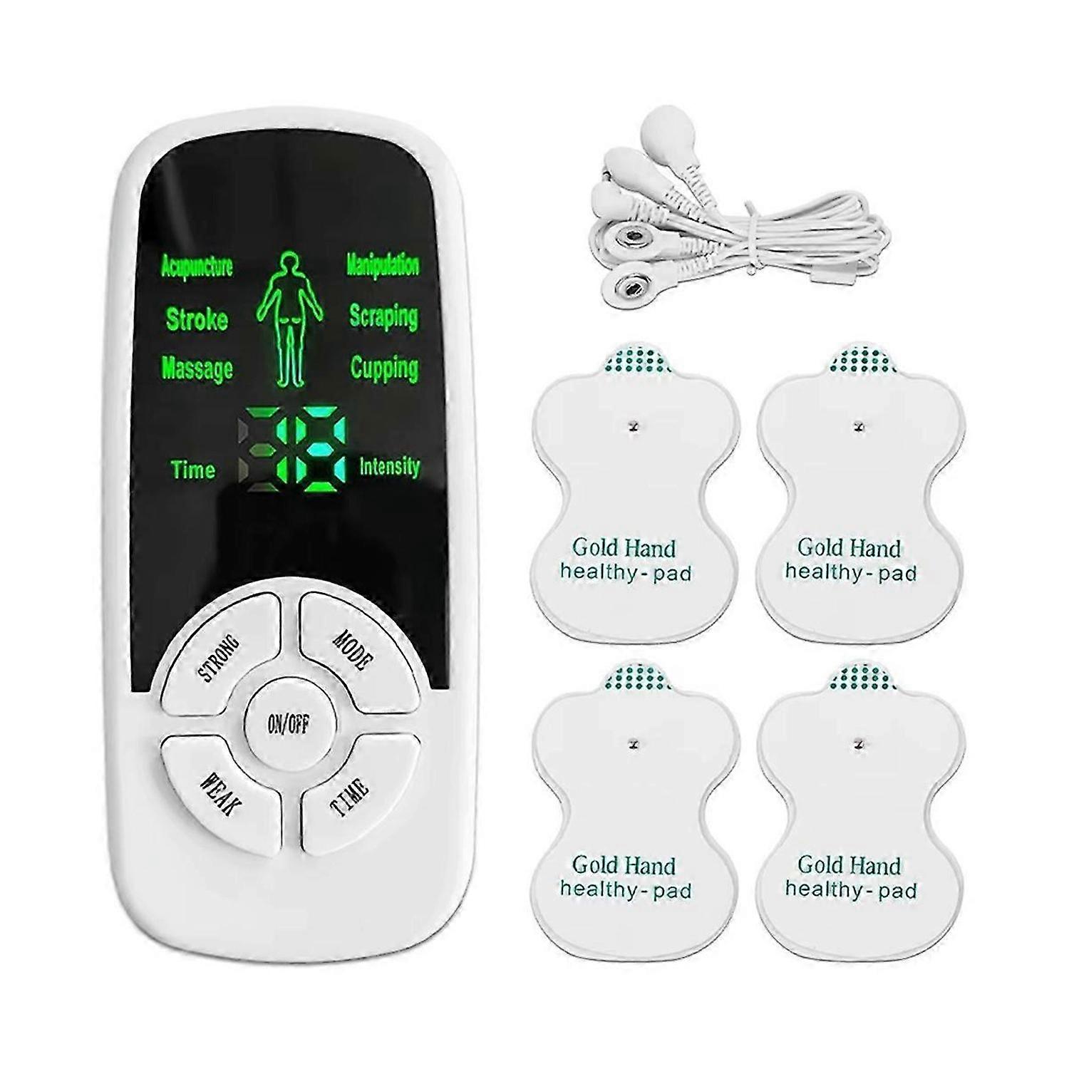 EMS Electric Muscle Therapy Stimulator 6 Modes Tens Unit Machine