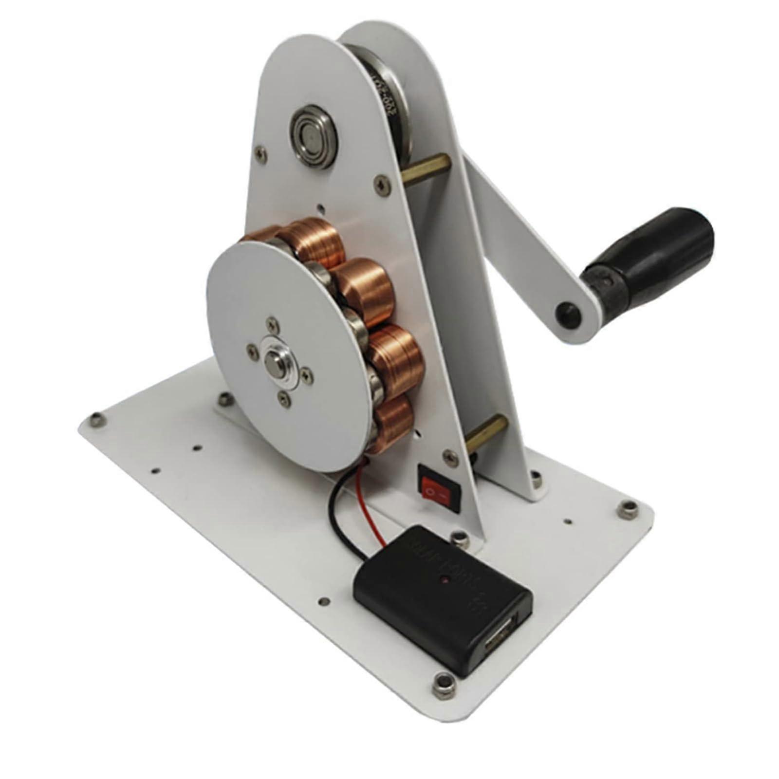 Hand Crank Generator with USB Charging Port, Foldable Handle, Compact Manual Power for Emergency Use