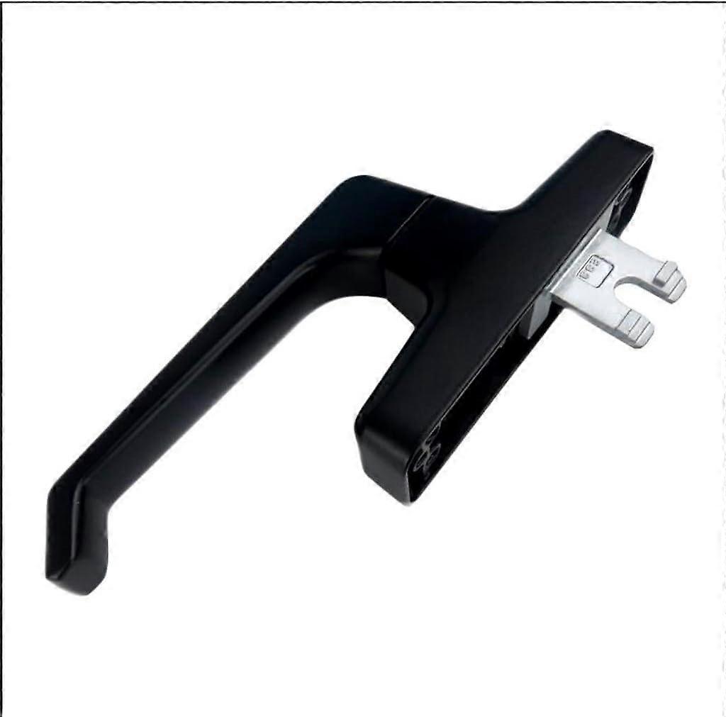 Black Window Handle Replacement with Correct Spindle Fit for Push Pull Windows, Svart Finish
