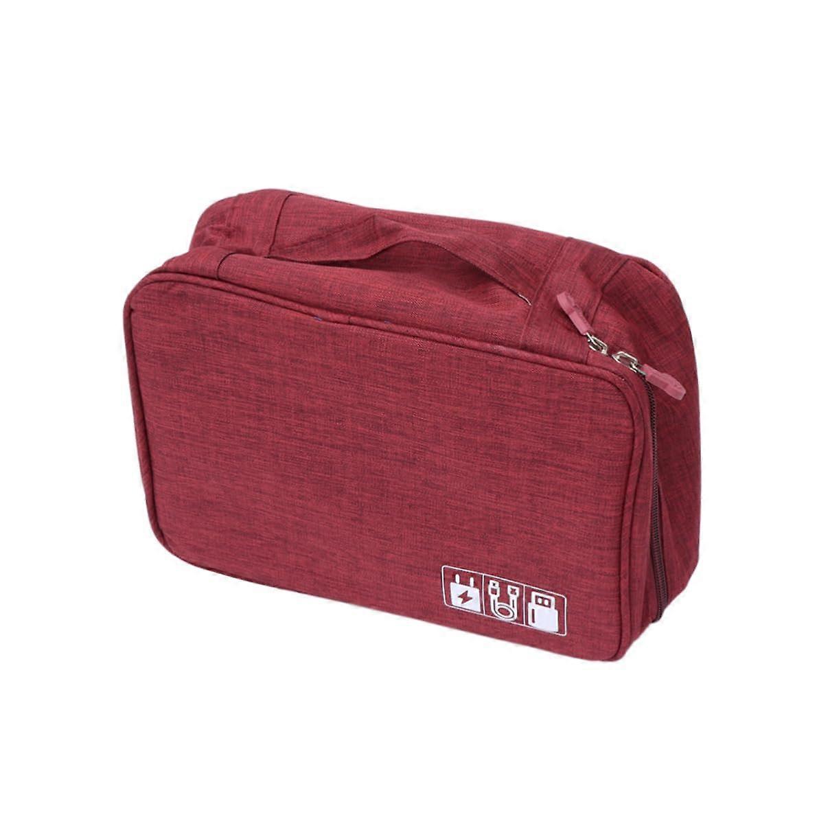 Waterproof ScratchResistant Travel Electronics Organizer with Large Capacity and Padded Protection