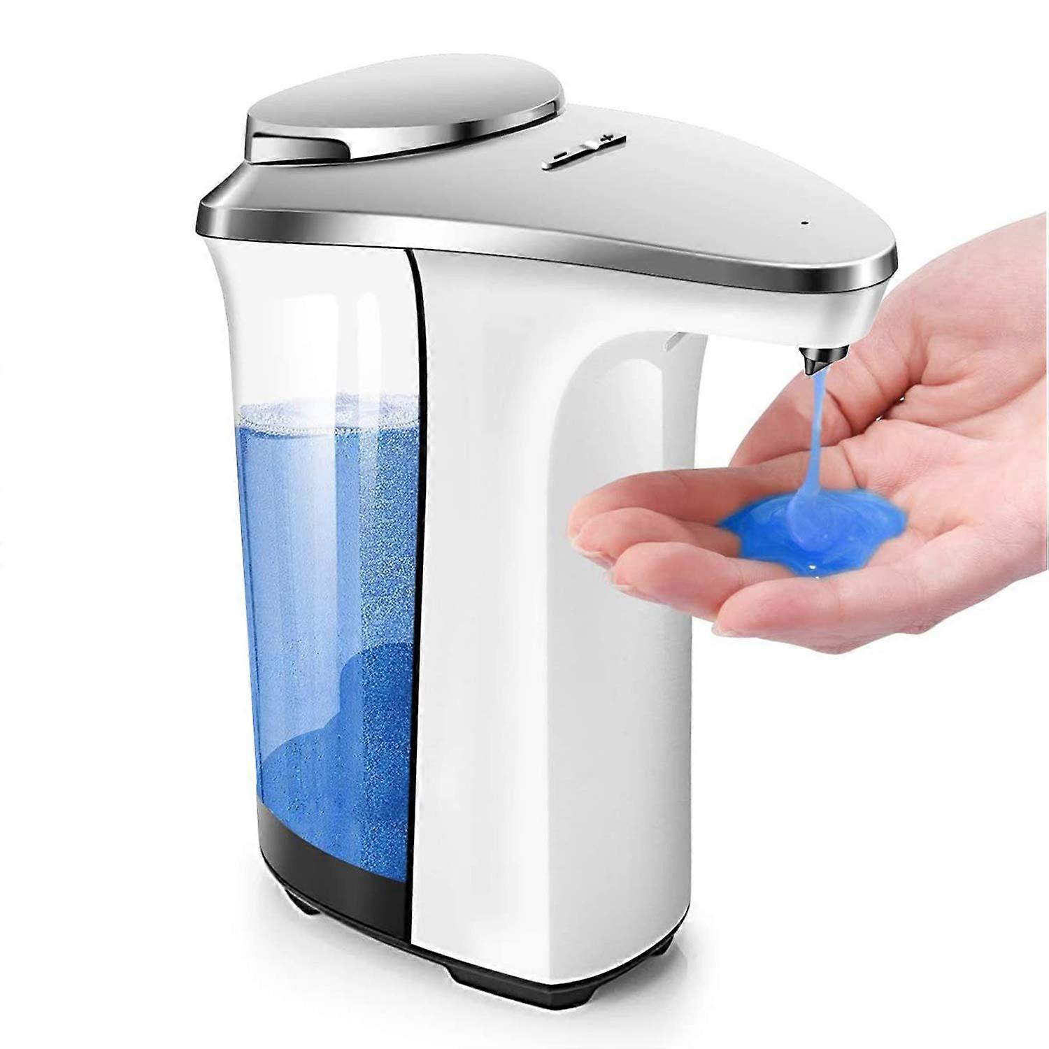 Automatic Touchless Soap Dispenser 500ml with Infrared Sensor, 5Level Control and Waterproof Design for Bathroom Kitchen