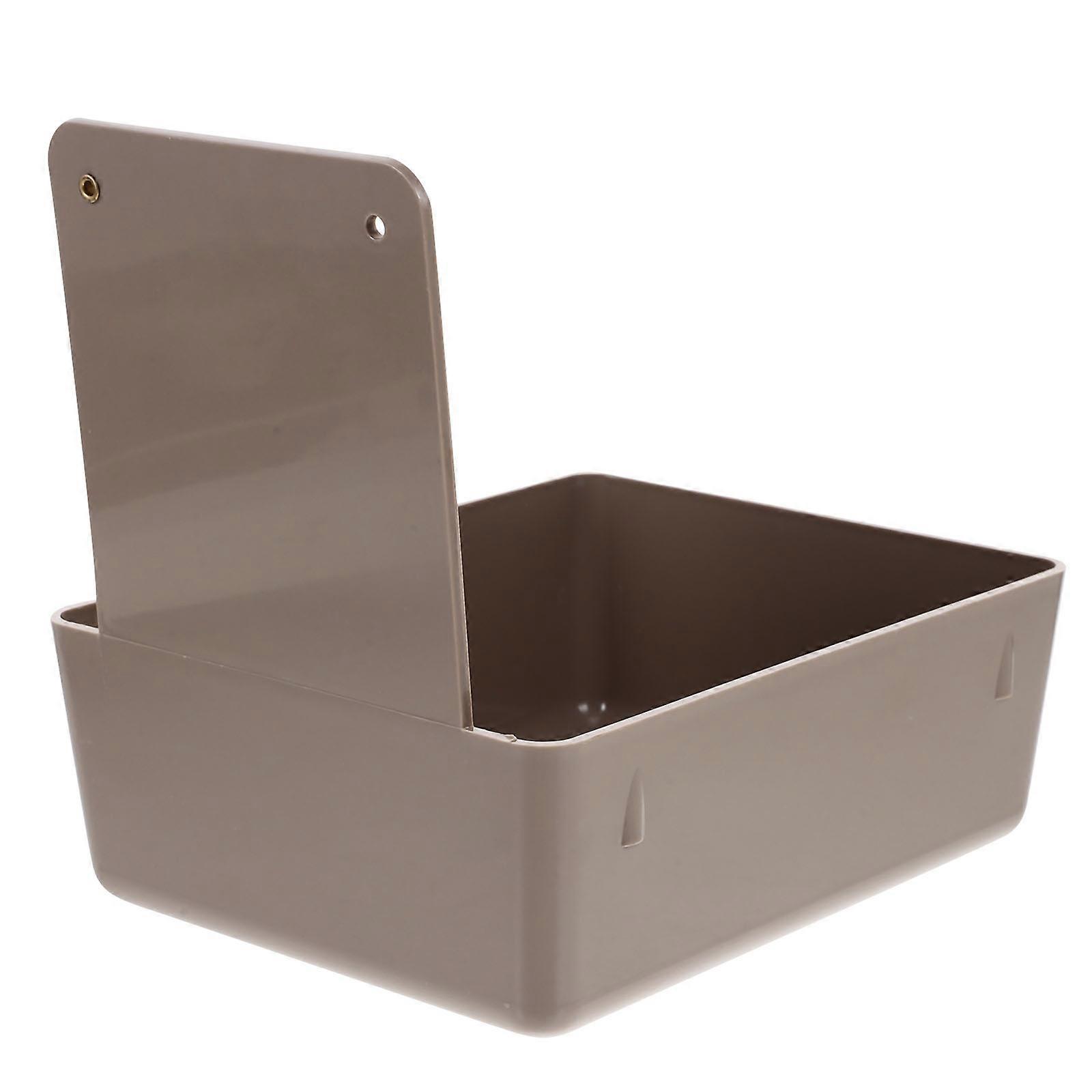 Grey Retainer Storage Case for Storage Use Plastic Dental Retainer Box