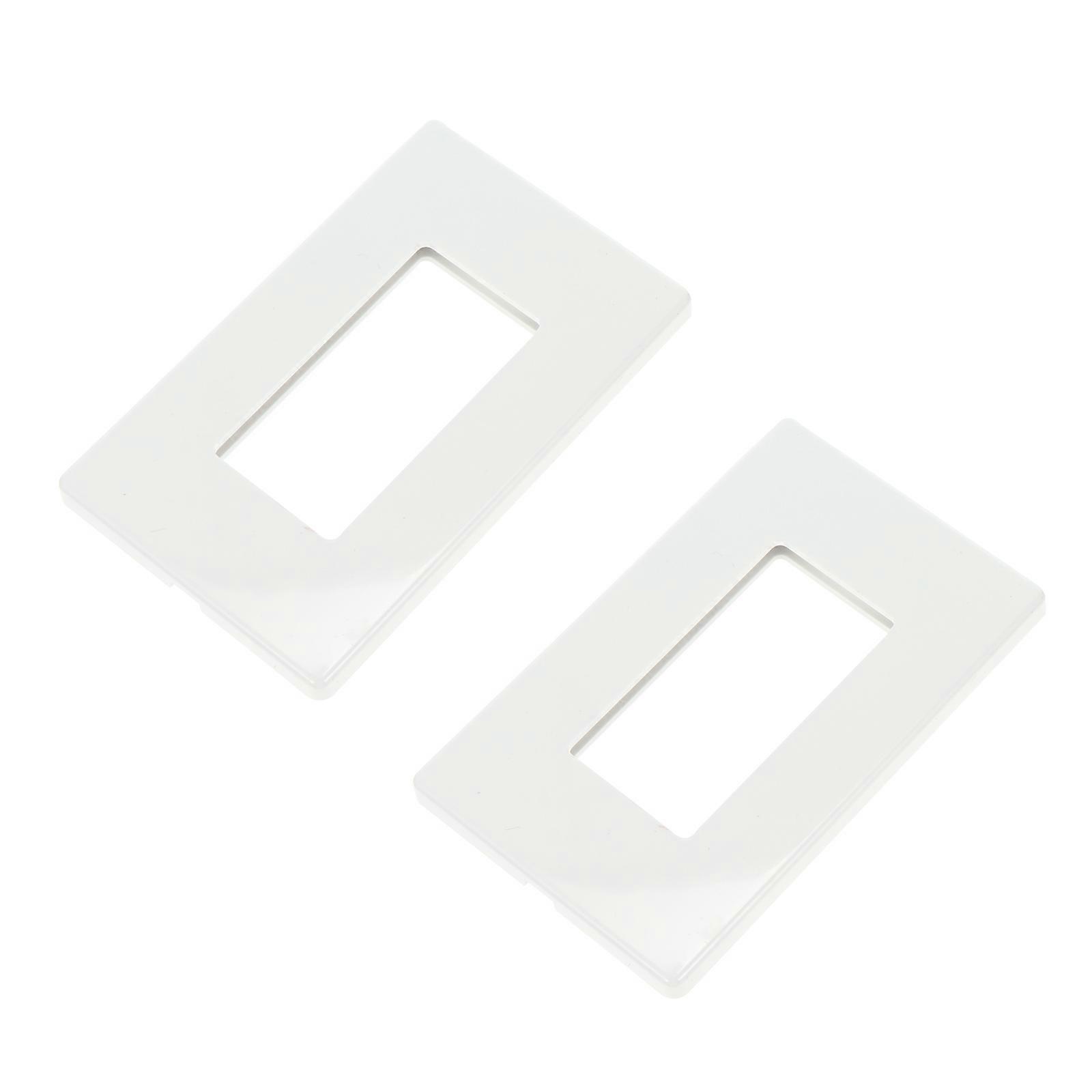 Toggle Wall Plate Screwless Decorator Cover for Switch Use 2Pcs