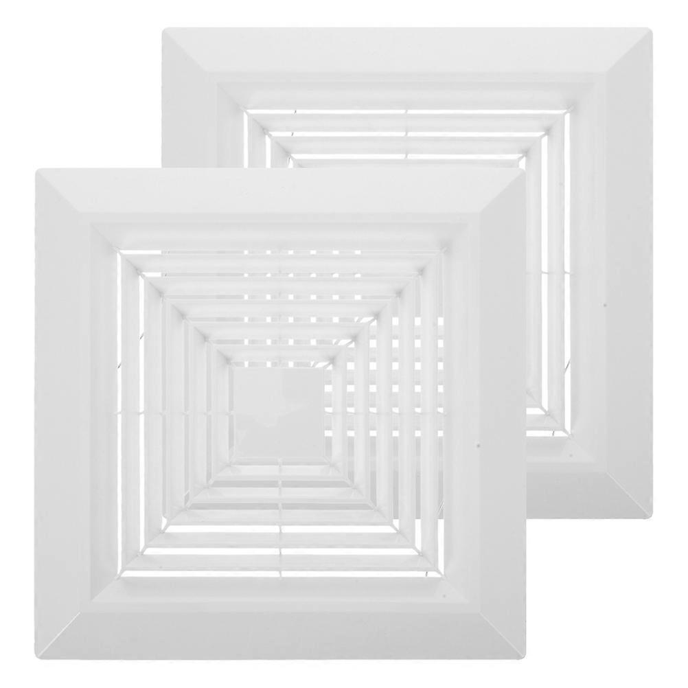 Square Vent Bathroom Cover for Efficient Air Ventilation 2Pcs