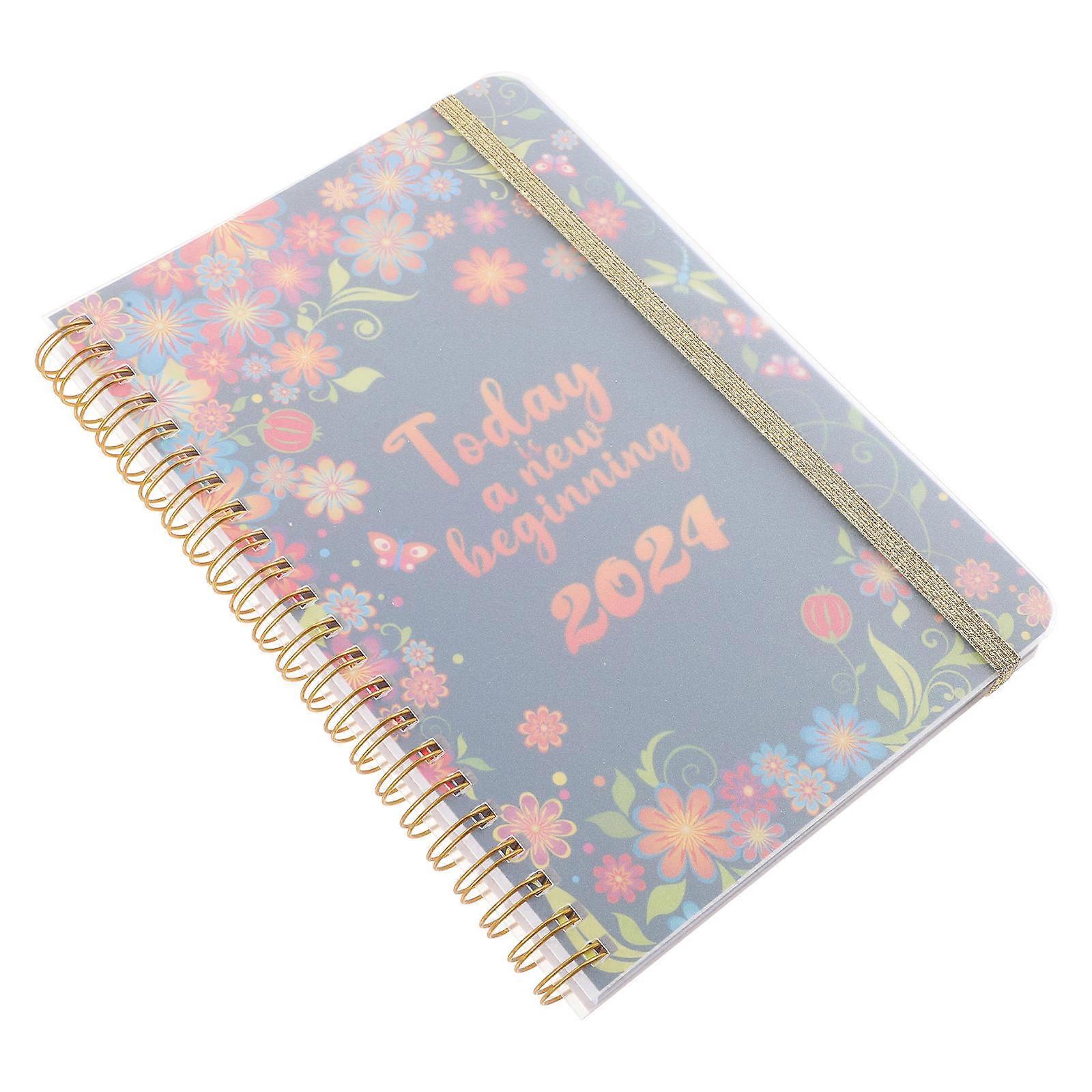 Academic Planner Binder Note Book for Writing Use 5Pcs Portable Organizer