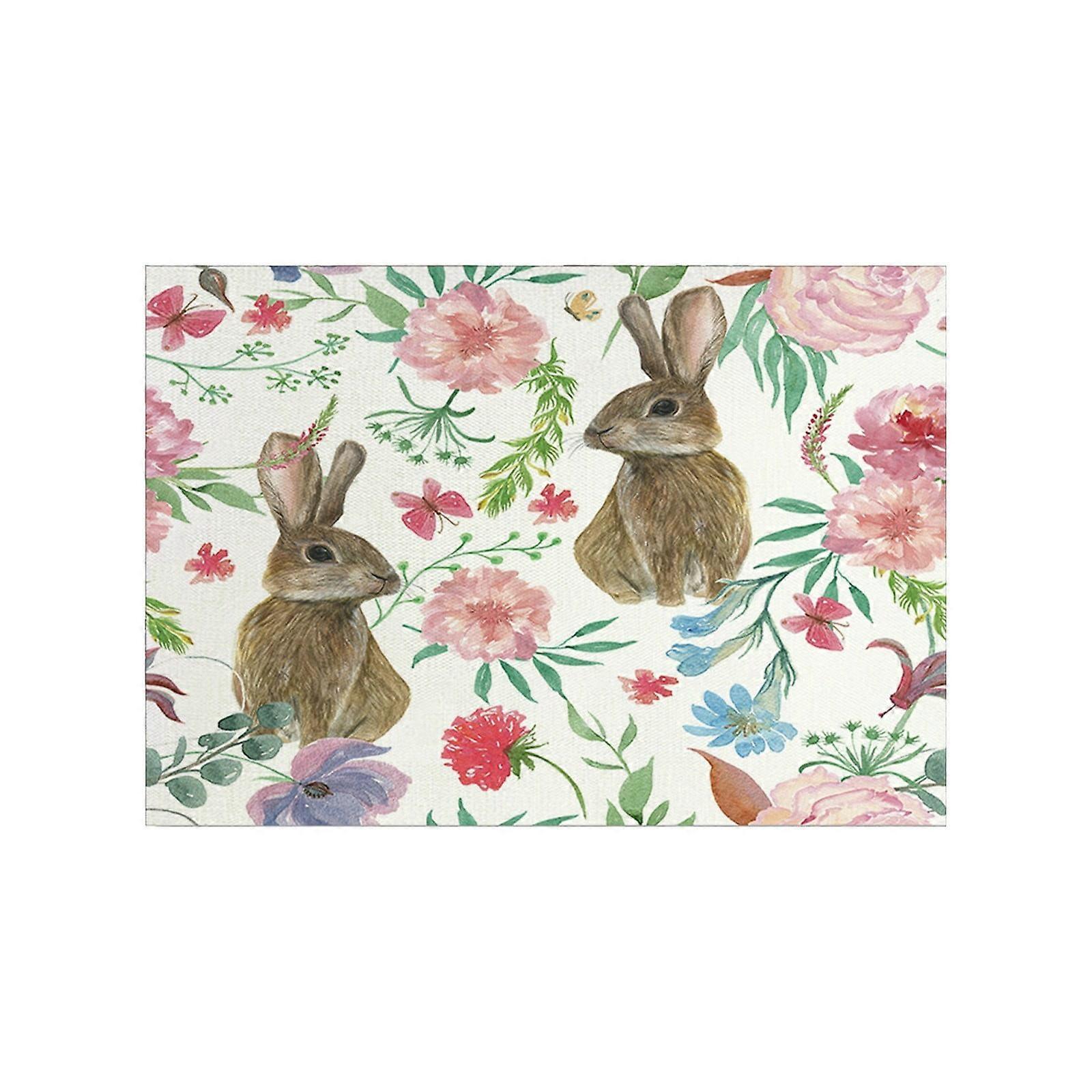 Easter Decorations for Home Easter Bunny Egg Placemats Are Practical Beautiful and for Easter Decorations