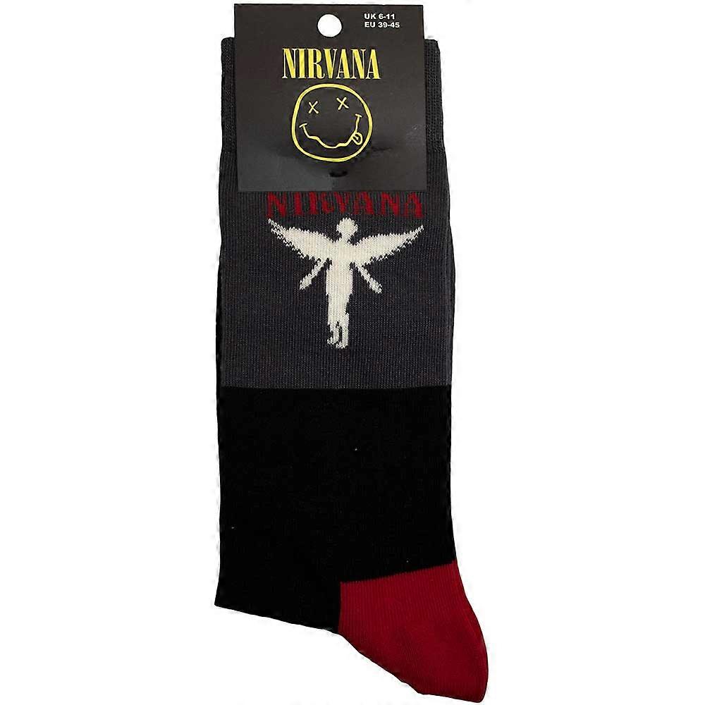 Nirvana In Utero Band Logo Ankle Socks