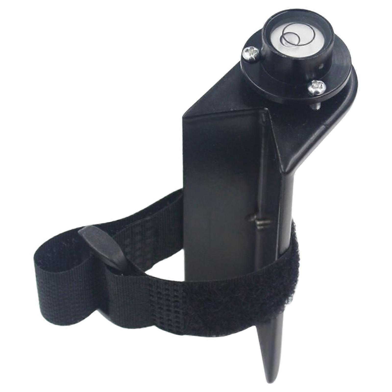 Grade Rod Level Bubble Level Centering Pole Level Bubble Level Strap Black with Tie